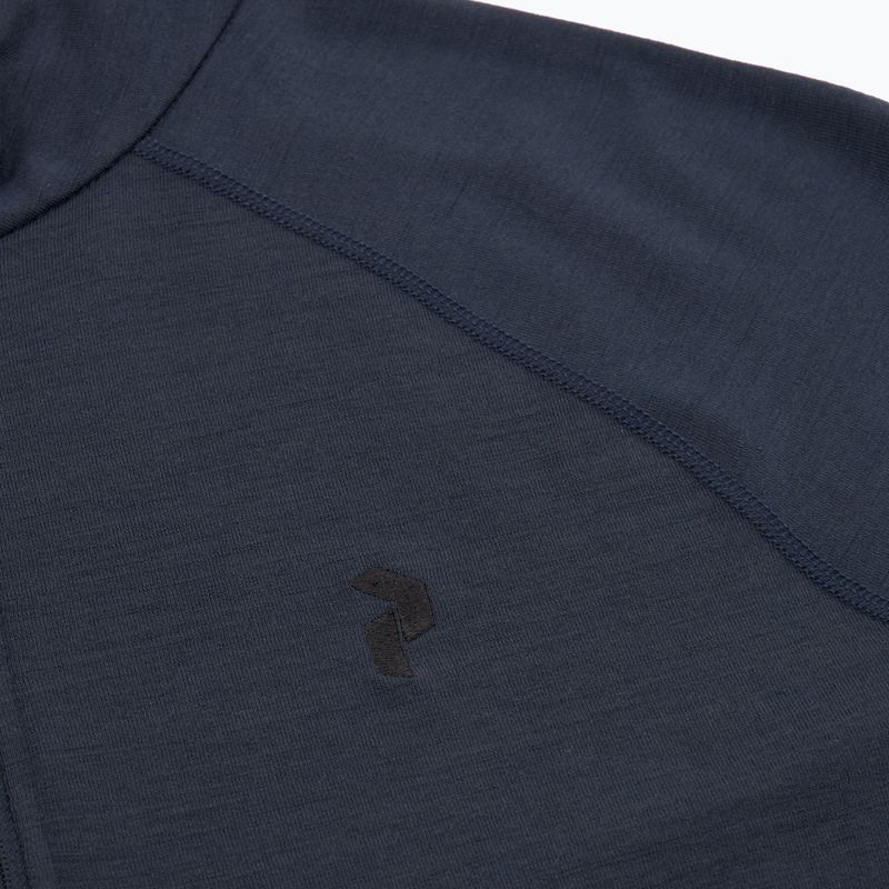 Лонгслів термічний чоловічий Peak Performance Magic Half Zip blue shadow 3