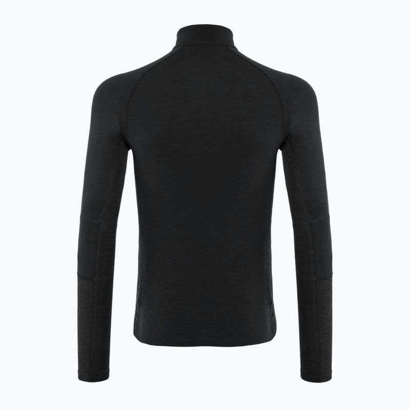 Лонгслів термічний чоловічий Peak Performance Magic Half Zip black 2