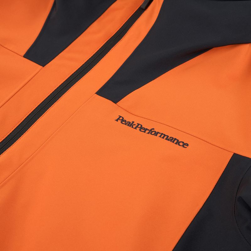 Куртка гірськолижна чоловіча Peak Performance Rider Tech Insulated gold flame/black 3