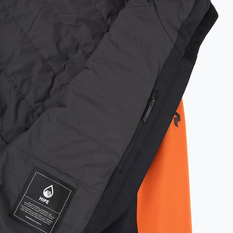 Куртка гірськолижна чоловіча Peak Performance Rider Tech Insulated gold flame/black 6