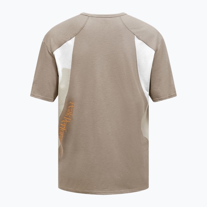Футболка чоловіча Peak Performance Trail Wool Blend avid beige/sand fog 2