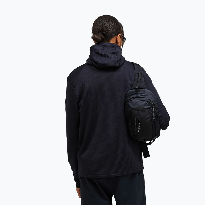 Кофта флісова чоловіча Peak Performance Trail Polartec Power Grid Half Zip Hood black 2