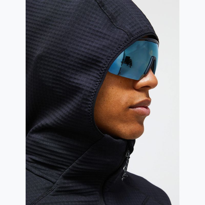 Кофта флісова чоловіча Peak Performance Trail Polartec Power Grid Half Zip Hood black 3