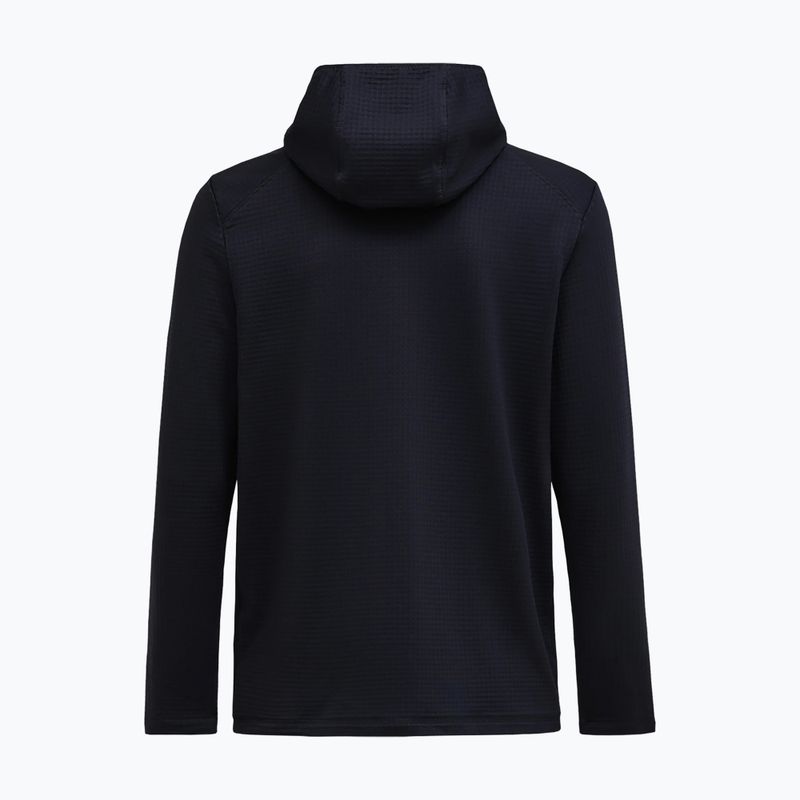 Кофта флісова чоловіча Peak Performance Trail Polartec Power Grid Half Zip Hood black 5