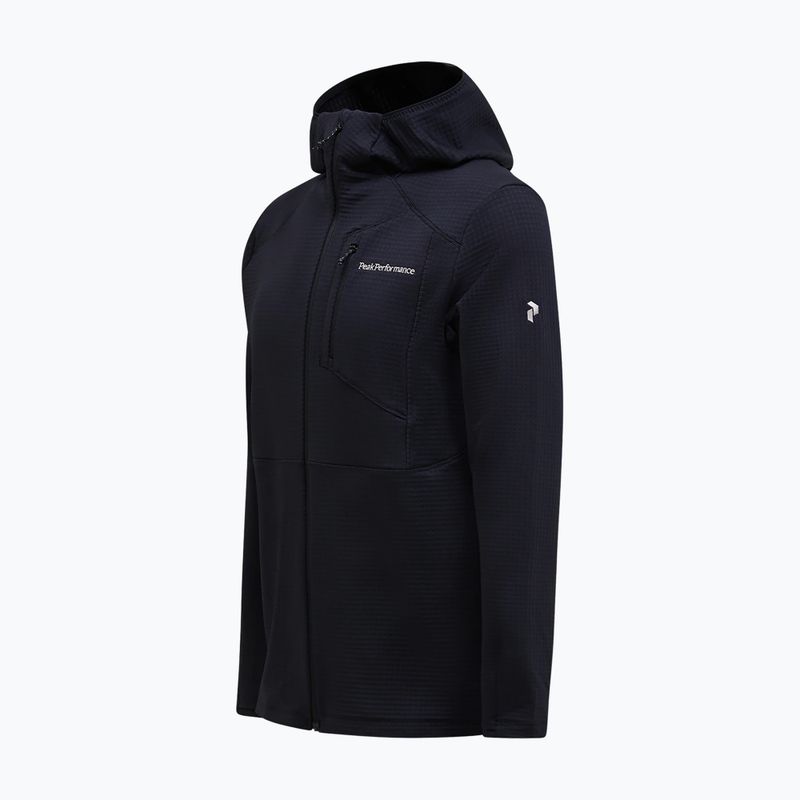 Кофта флісова чоловіча Peak Performance Trail Polartec Power Grid Half Zip Hood black 6