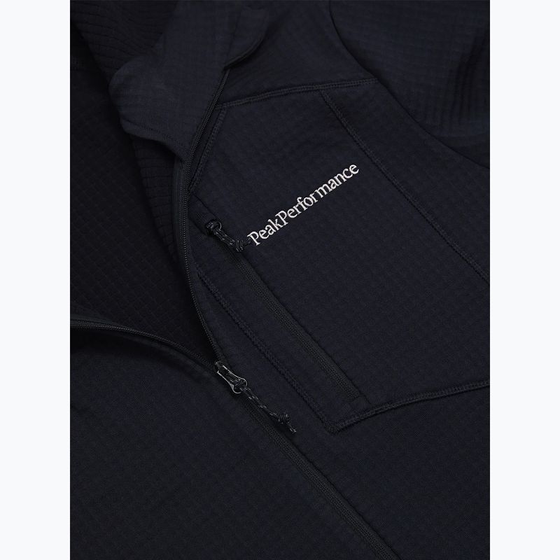 Кофта флісова чоловіча Peak Performance Trail Polartec Power Grid Half Zip Hood black 7