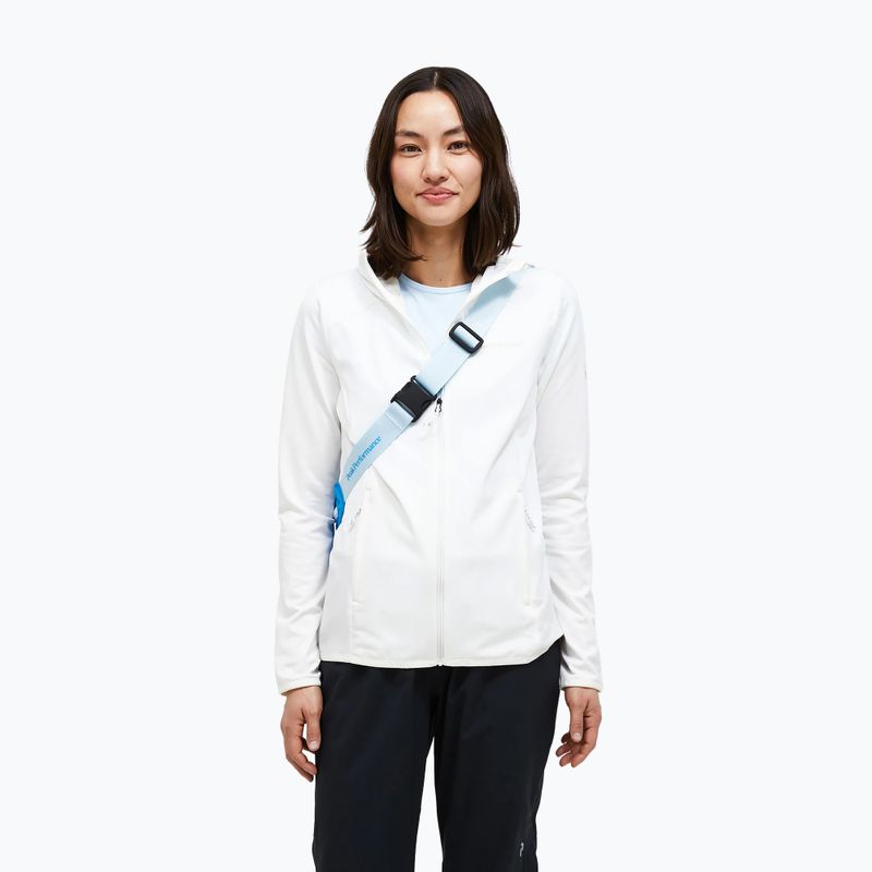 Кофта трекінгова жіноча Peak Performance Light Zip Hood off white