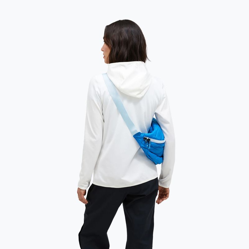 Кофта трекінгова жіноча Peak Performance Light Zip Hood off white 2