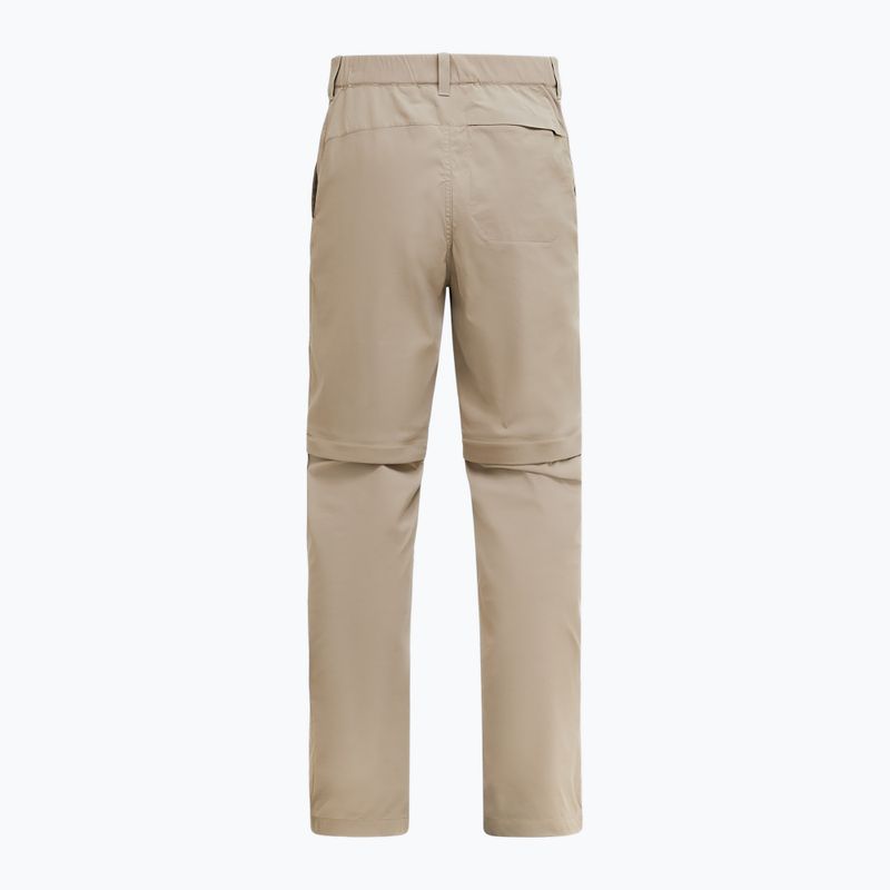 Штани трекінгові чоловічі Peak Performance Iconiq Zip avid beige 2
