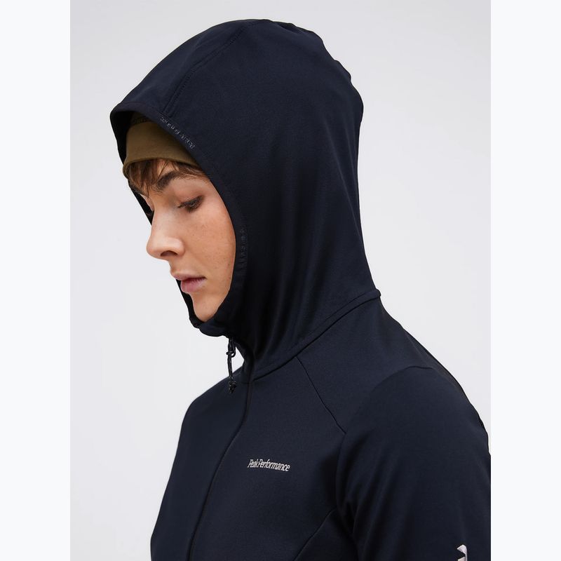 Кофта трекінгова жіноча Peak Performance Light Zip Hood black 3