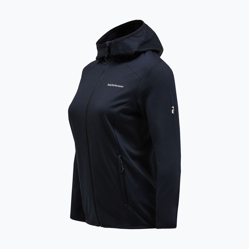 Кофта трекінгова жіноча Peak Performance Light Zip Hood black 6