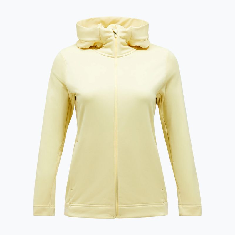 Кофта жіноча Peak Performance Rider Tech Zip Hood mellow yellow 5