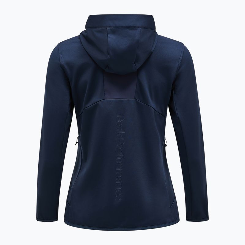 Кофта жіноча Peak Performance Utility Light Zip blue shadow 2