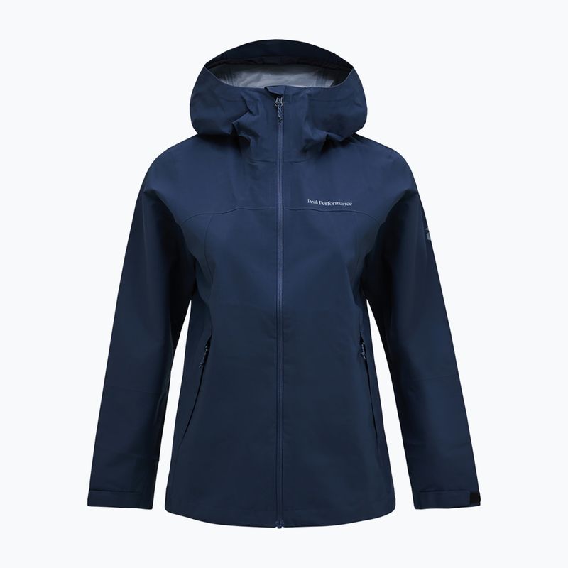 Куртка-дощовик жіноча Peak Performance Trail Hipe Shell Jacket blue shadow