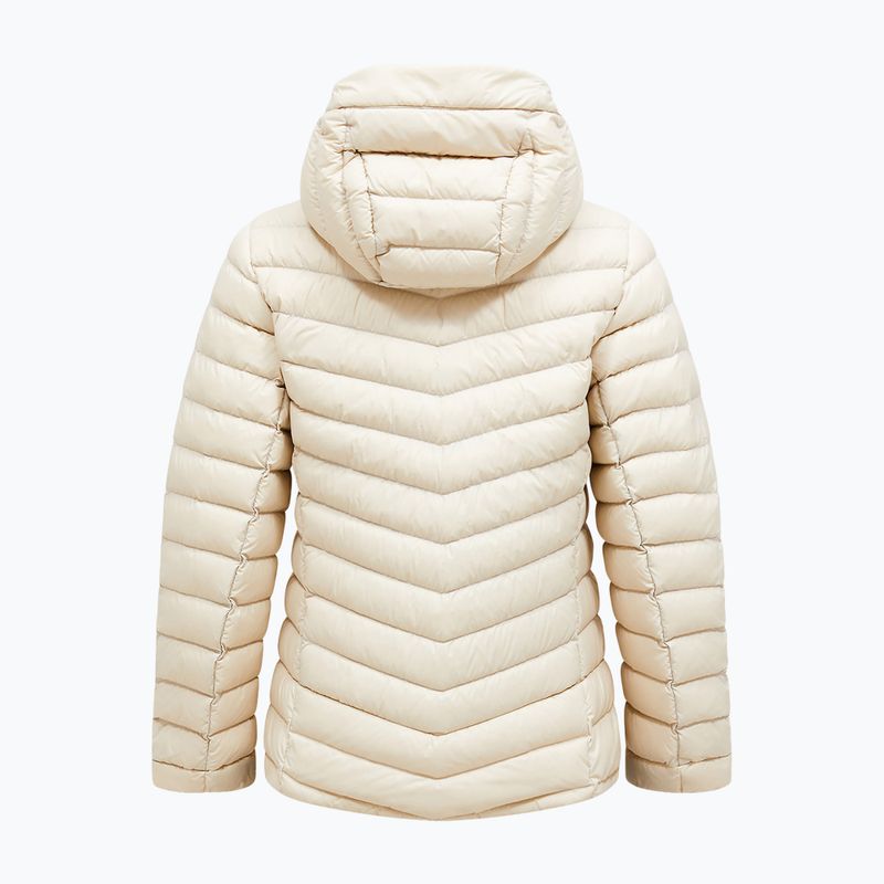 Пуховик жіночий Peak Performance Frost Down Hood Jacket Sand Fog 2