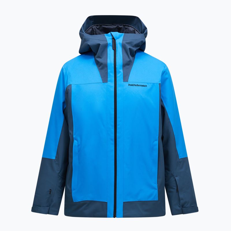 Куртка гірськолижна чоловіча Peak Performance Rider Tech Insulated azure ascent/mountain lake 6