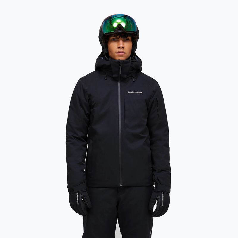 Куртка гірськолижна чоловіча Peak Performance Maroon Insulated black