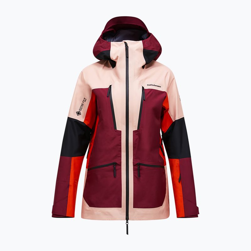 Куртка лижна жіноча Peak Performance Vertical Gore-Tex Pro Jacket peach fuzz/vertical zenith