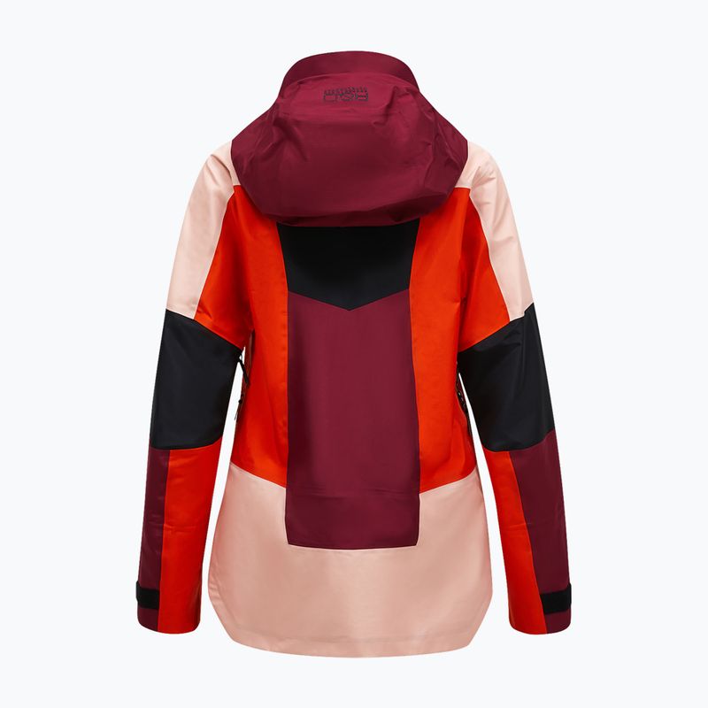 Куртка лижна жіноча Peak Performance Vertical Gore-Tex Pro Jacket peach fuzz/vertical zenith 2