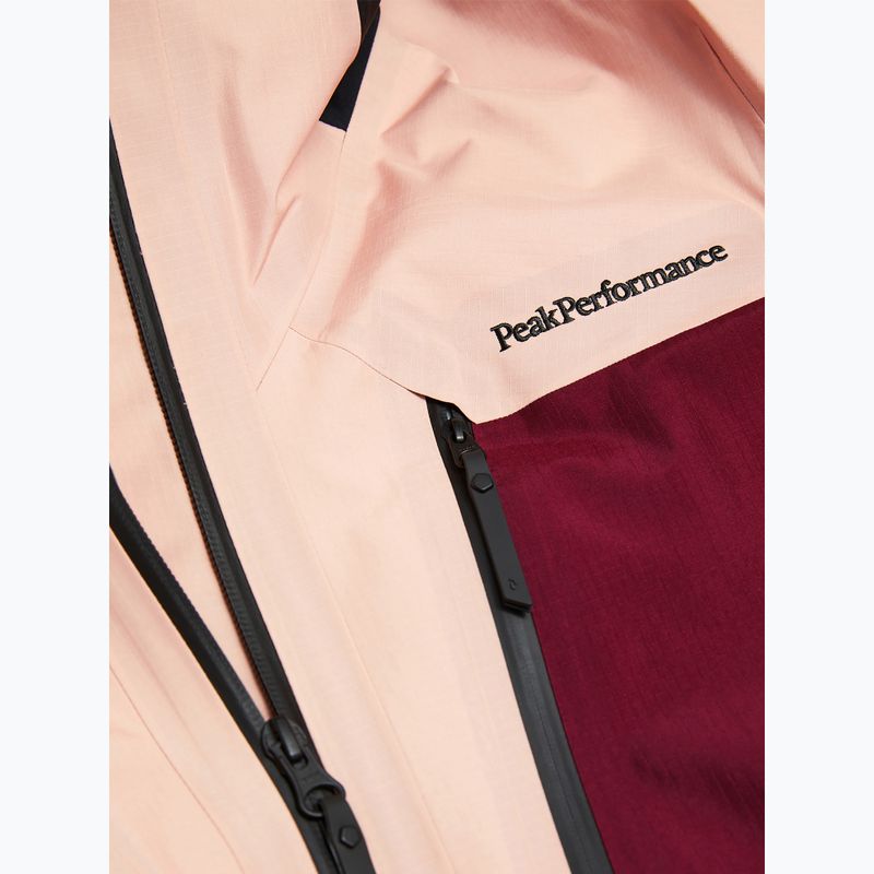 Куртка лижна жіноча Peak Performance Vertical Gore-Tex Pro Jacket peach fuzz/vertical zenith 4