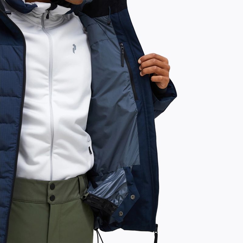Куртка гірськолижна чоловіча Peak Performance Shred Down blue shadow 6