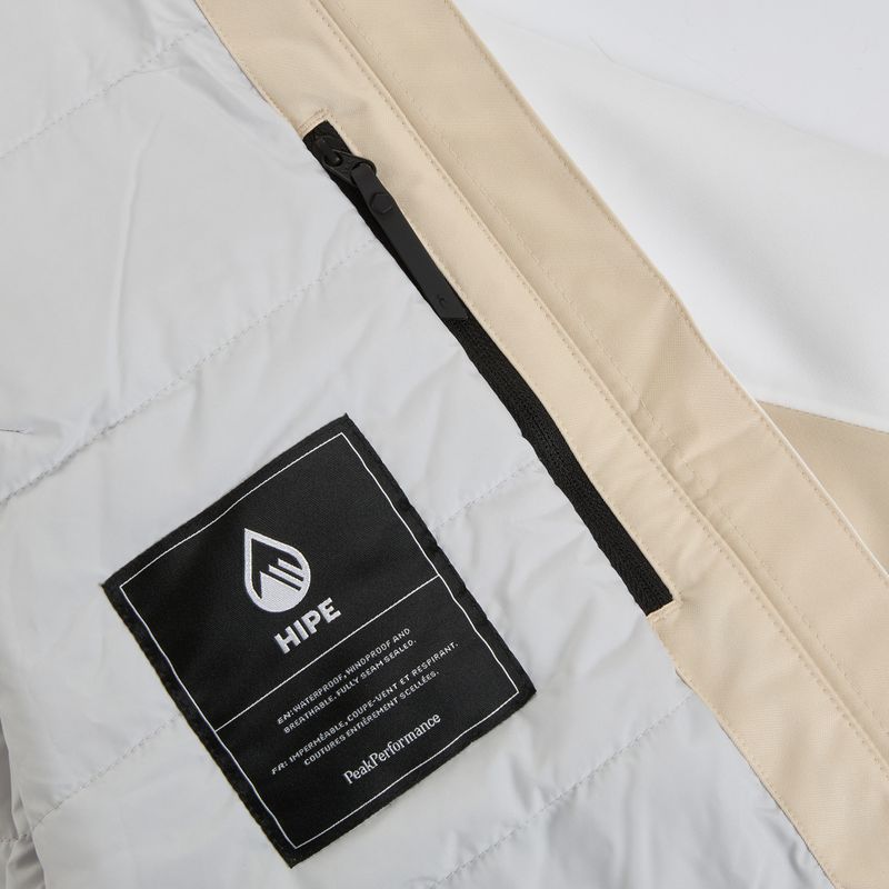 Жіноча лижна куртка Perak Performance Rider Tech Insulated пісочно-туманний/білий 5