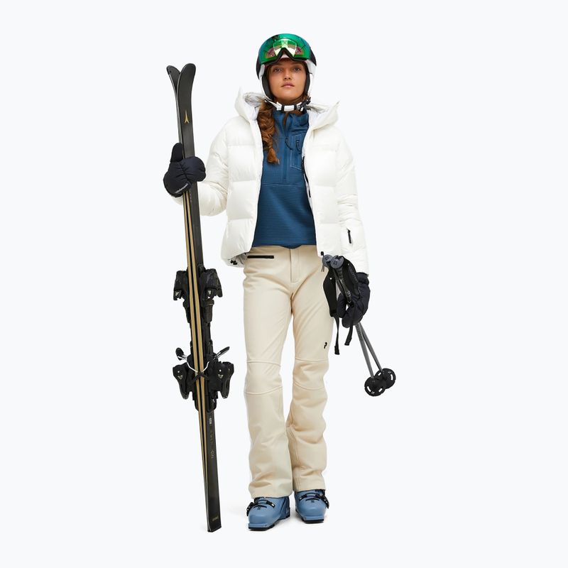 Куртка гірськолижна жіноча Peak Performance Glissade Down off white 2
