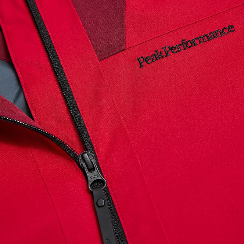 Жіноча лижна куртка Perak Performance Rider Tech Insulated vertical zenith/tech burgundy 4