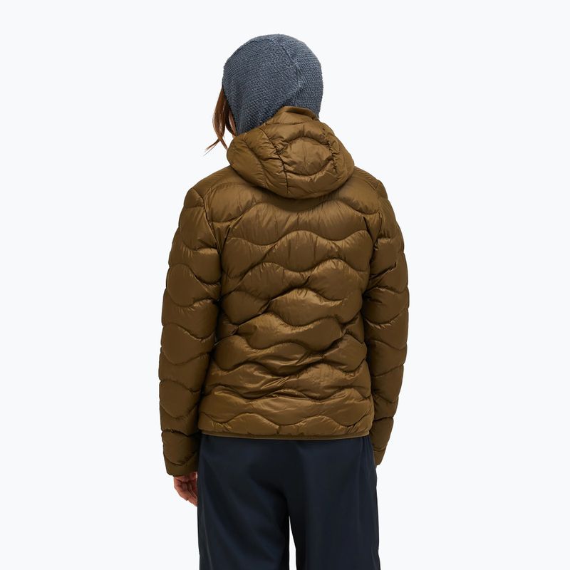 Пуховик жіночий Peak Performance Helium Down Hood meadow moss/sierra sand 3