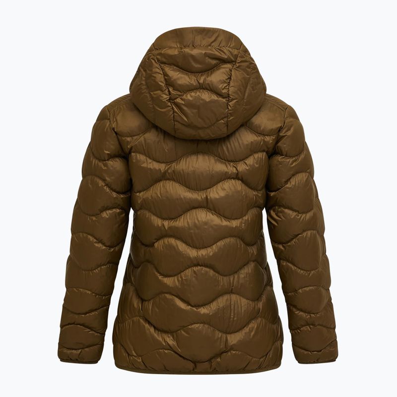 Пуховик жіночий Peak Performance Helium Down Hood meadow moss/sierra sand 7