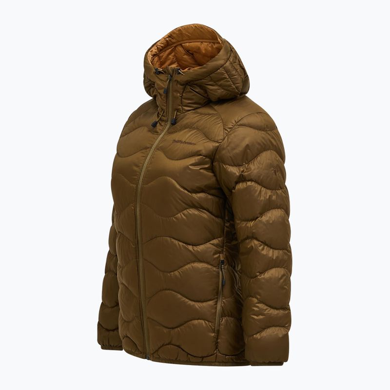 Пуховик жіночий Peak Performance Helium Down Hood meadow moss/sierra sand 8