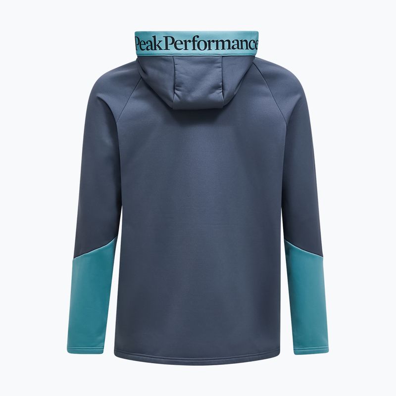 Кофта чоловіча Peak Performance Rider Essentials Zip Hood Mountain Mist/Deluded Vision 2