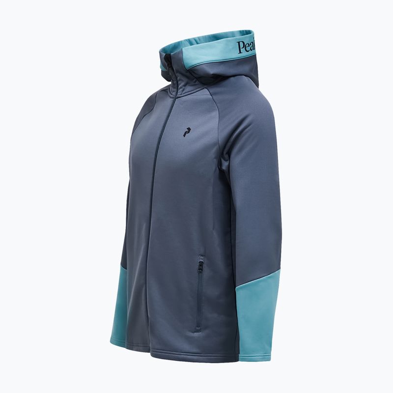 Кофта чоловіча Peak Performance Rider Essentials Zip Hood Mountain Mist/Deluded Vision 3