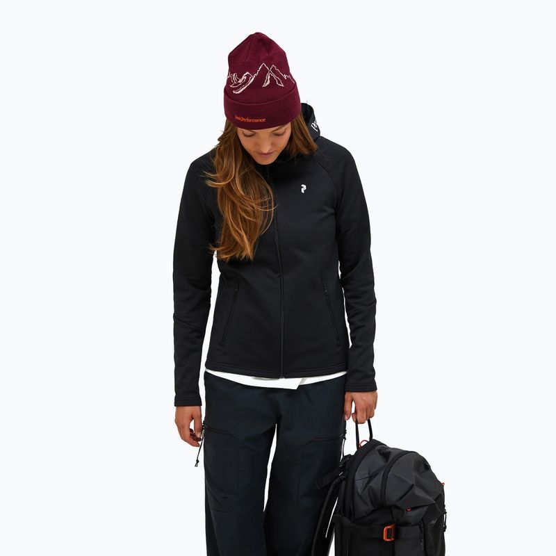 Кофта жіноча Peak Performance Rider Essentials Zip Hood black/black 4