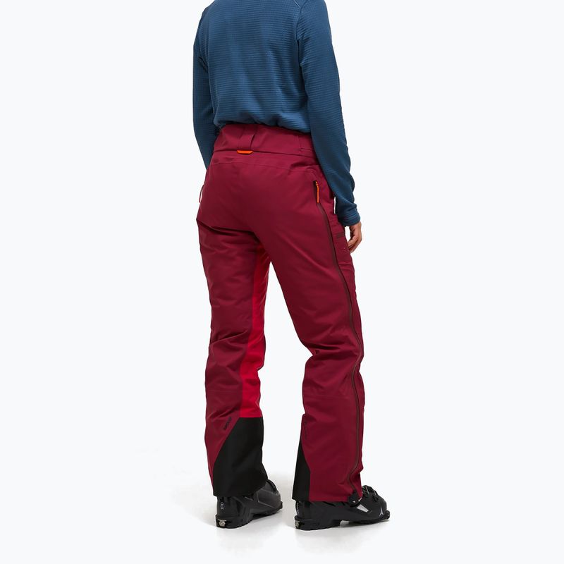 Штани лижні жіночі Peak Performance Vislight GTX C-Knit 3L vertical zenith/tech burgundy 3