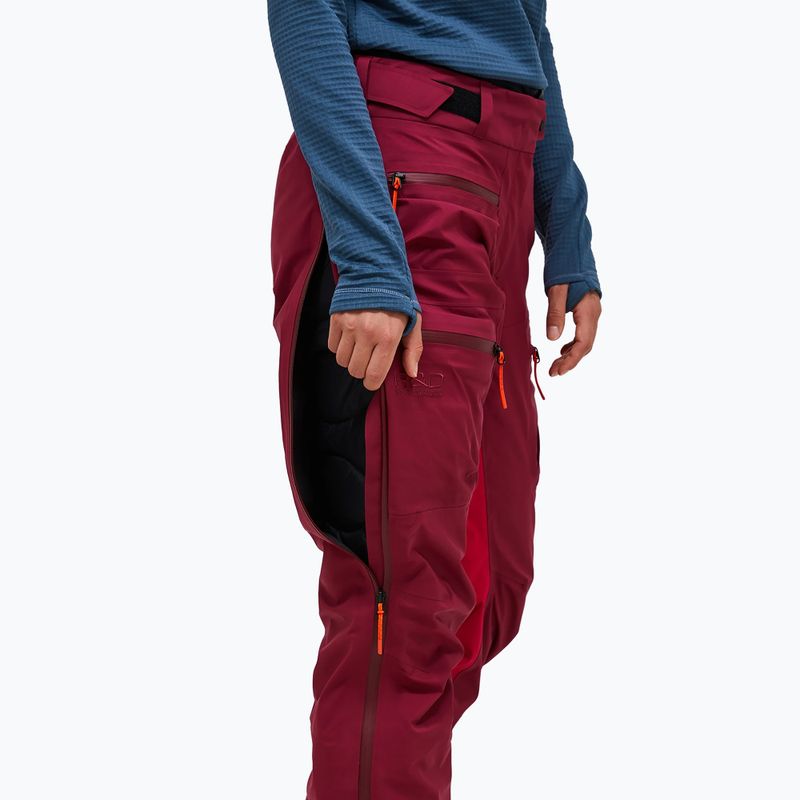 Штани лижні жіночі Peak Performance Vislight GTX C-Knit 3L vertical zenith/tech burgundy 4