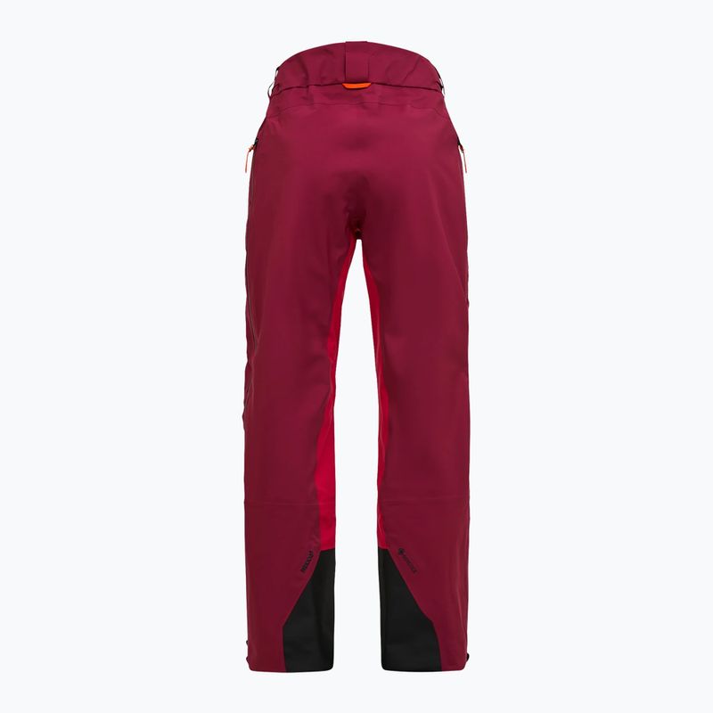 Штани лижні жіночі Peak Performance Vislight GTX C-Knit 3L vertical zenith/tech burgundy 7