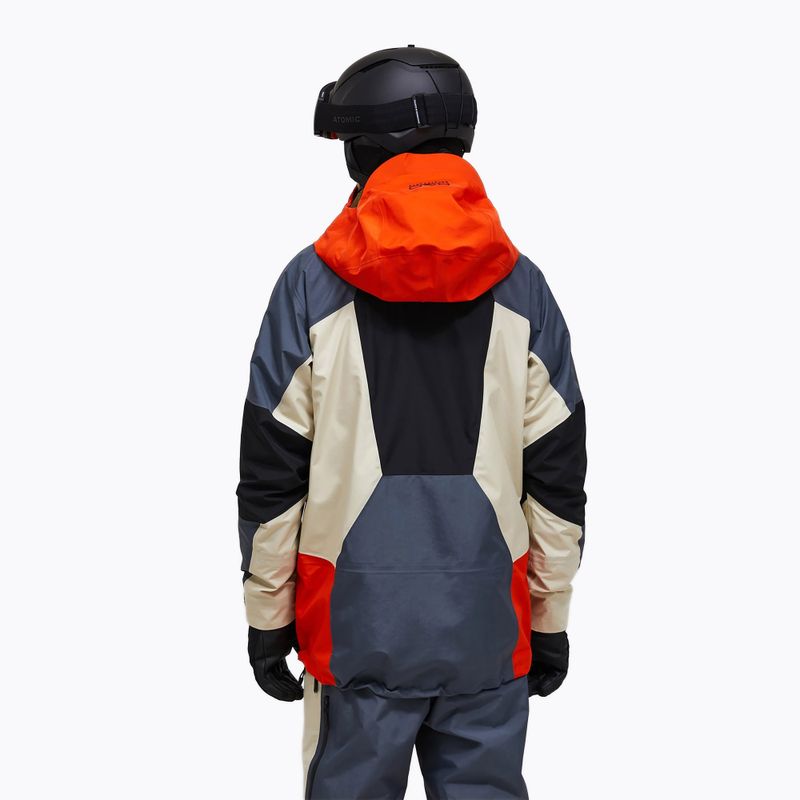 Куртка гірськолижна чоловіча Peak Performance Vertical GTX Pro solat burst/mountain mist 3