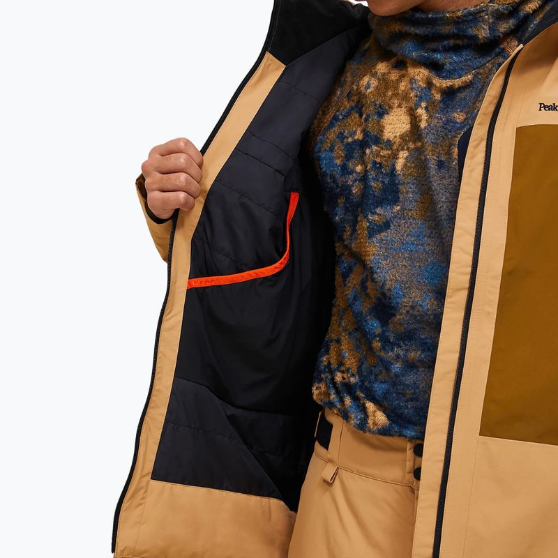 Куртка гірськолижна чоловіча Peak Performance Edge Insulated sierra sand/earthy summit 6
