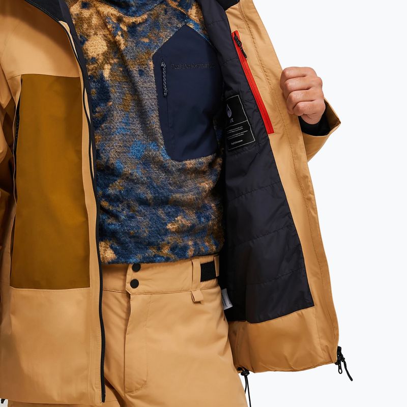 Куртка гірськолижна чоловіча Peak Performance Edge Insulated sierra sand/earthy summit 7