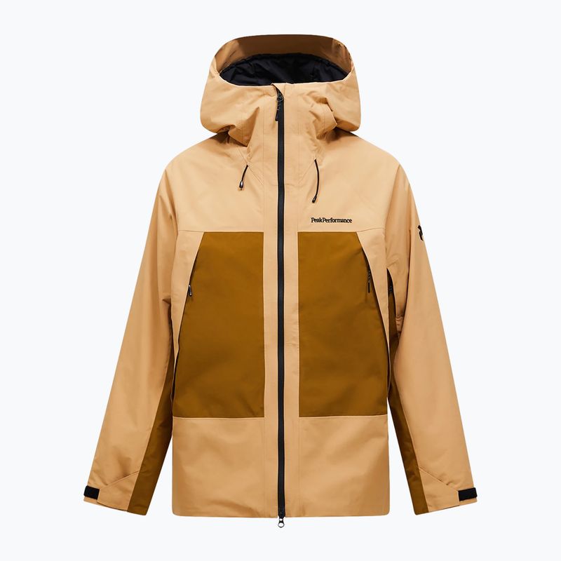Куртка гірськолижна чоловіча Peak Performance Edge Insulated sierra sand/earthy summit 8
