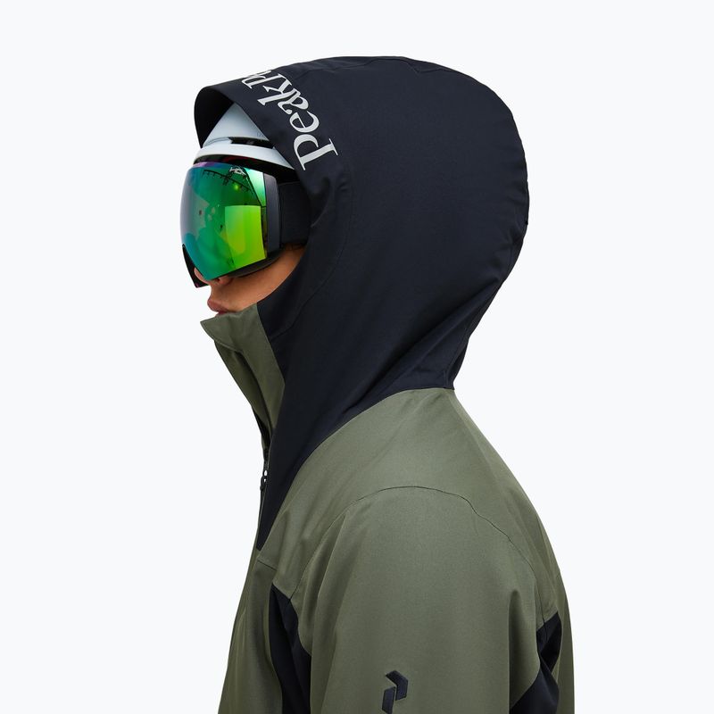 Куртка гірськолижна чоловіча Peak Performance Rider Tech Insulated pine needle/black 4