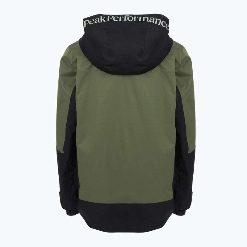 Куртка гірськолижна чоловіча Peak Performance Rider Tech Insulated pine needle/black 2