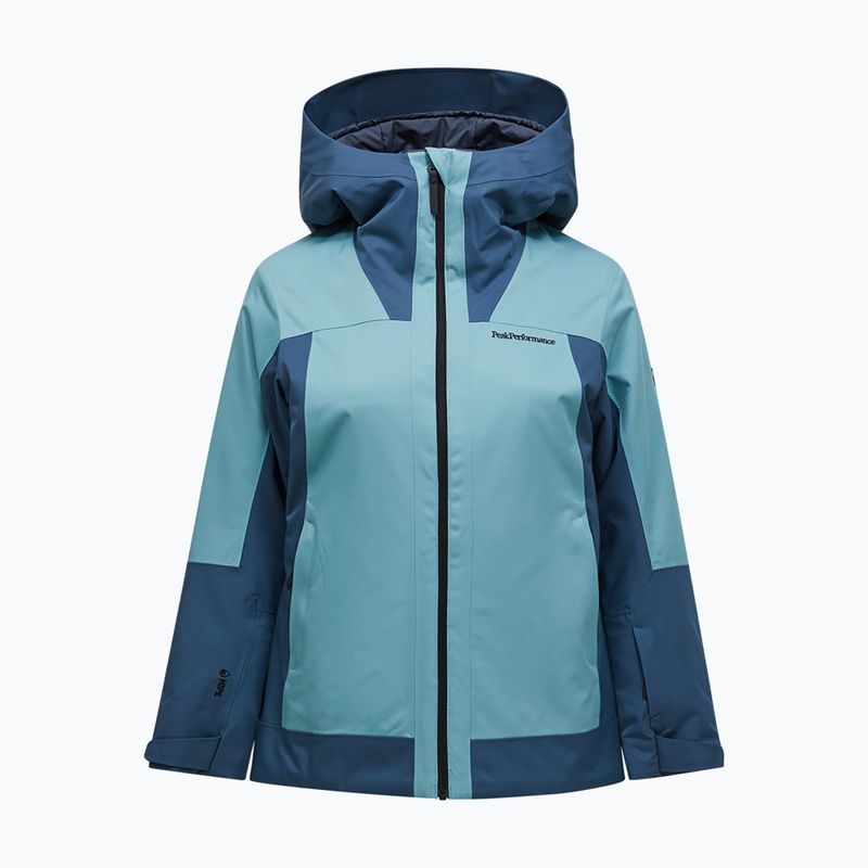 Куртка лижна жіноча Peak Performance Rider Tech Insulated Jacket mountain lake/deluded vision