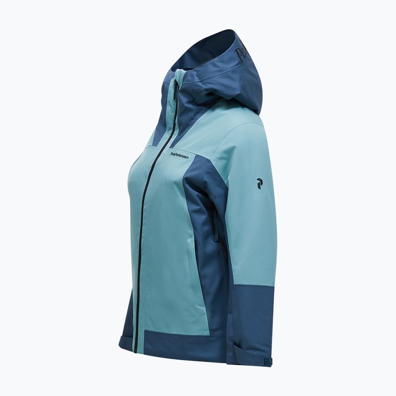 Куртка лижна жіноча Peak Performance Rider Tech Insulated Jacket mountain lake/deluded vision 3