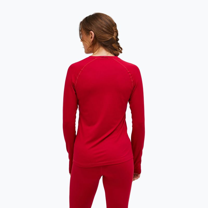 Лонгслів термічний жіночий Peak Performance Spirit Crew tech burgundy 2