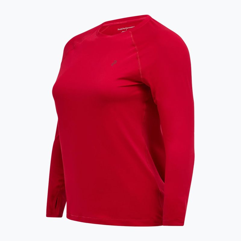 Лонгслів термічний жіночий Peak Performance Spirit Crew tech burgundy 5