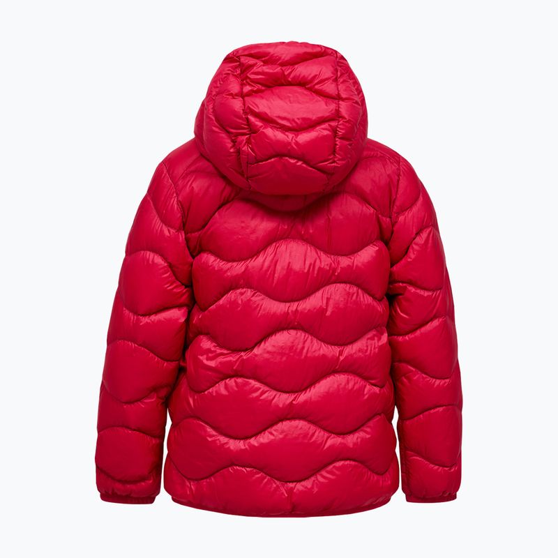 Пуховик дитячий Peak Performance Helium Down Hood Jacket Tech Burgundy/Vertical Zenith 2