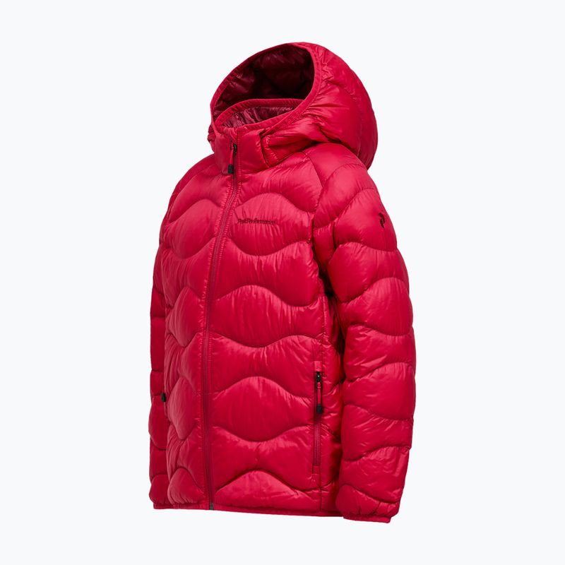 Пуховик дитячий Peak Performance Helium Down Hood Jacket Tech Burgundy/Vertical Zenith 3