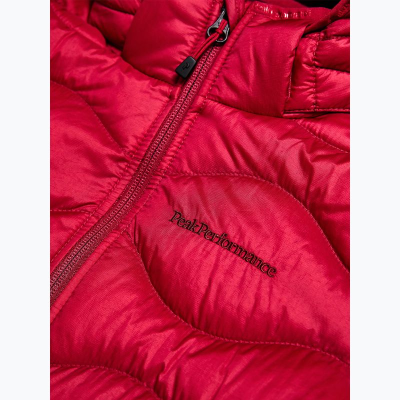 Пуховик дитячий Peak Performance Helium Down Hood Jacket Tech Burgundy/Vertical Zenith 4